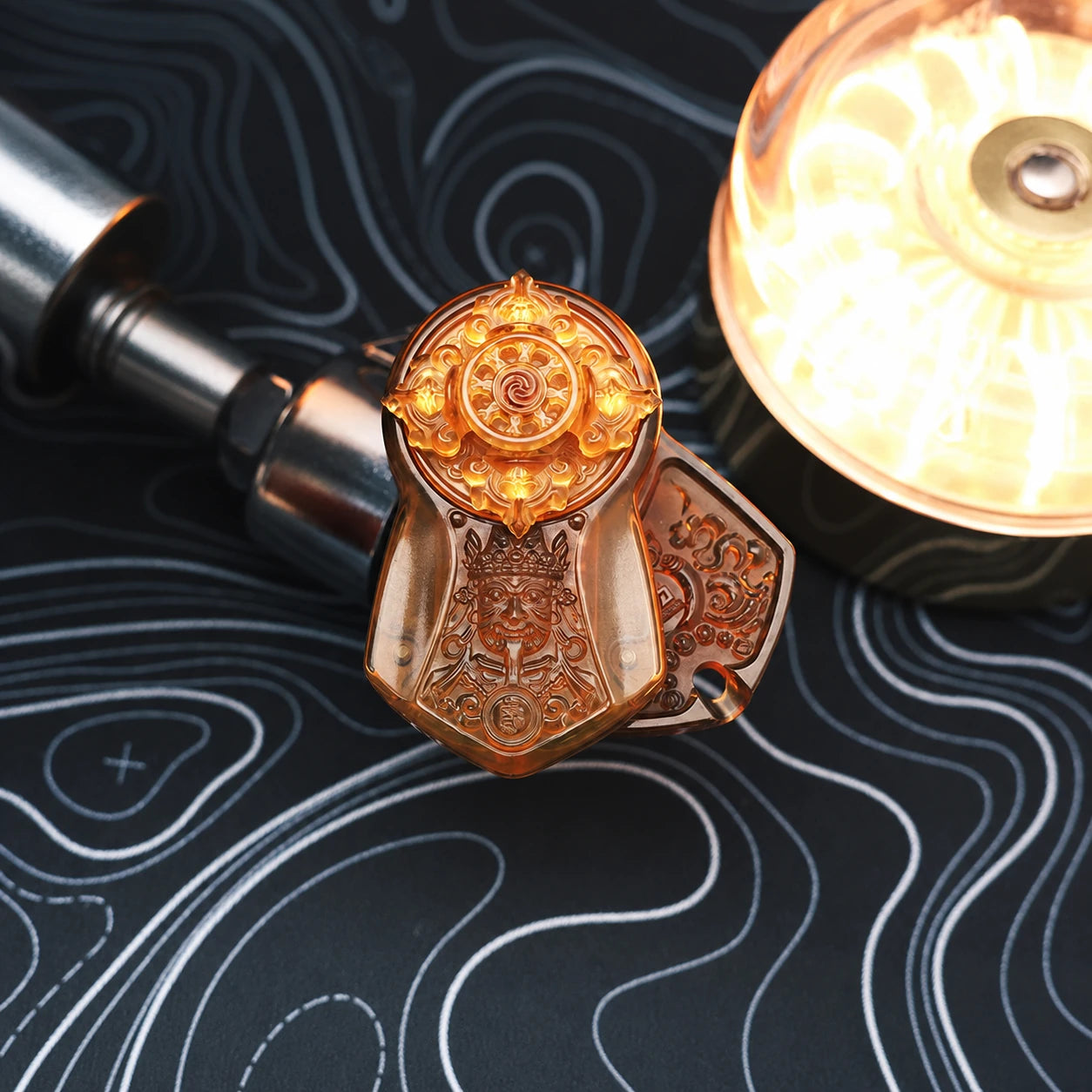 Zaki Lhamo PEI Fidget Slider – Rotating Modular EDC Toy – main product image 1