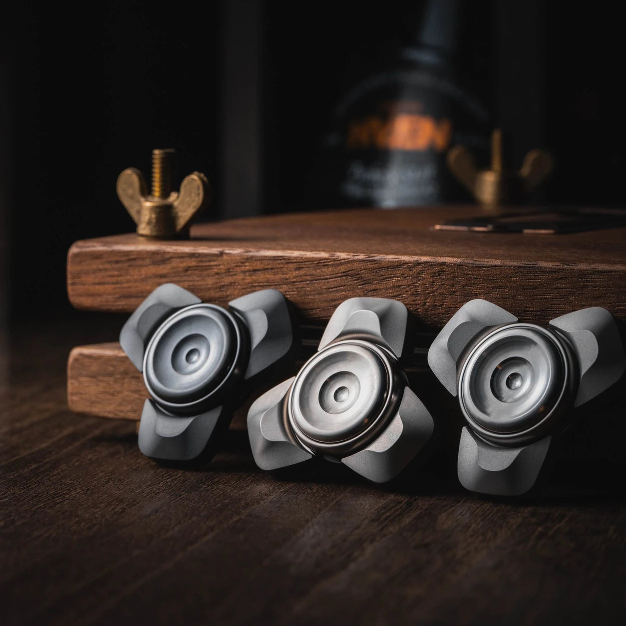 Metal Fidget Spinner for Adults – Blacktopworks Vortex EDC – main product image 1