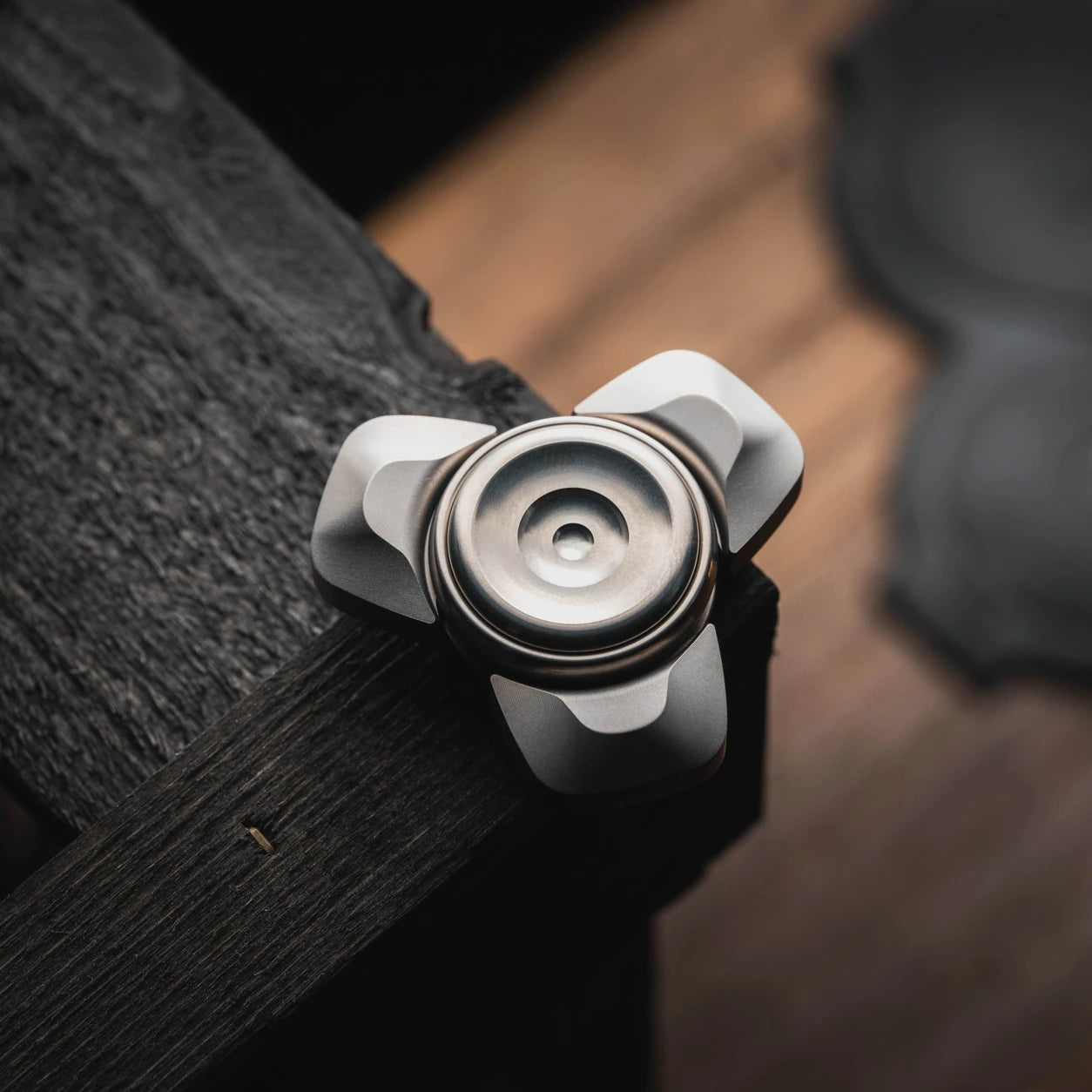 Metal Fidget Spinner for Adults – Blacktopworks Vortex EDC – main product image 2