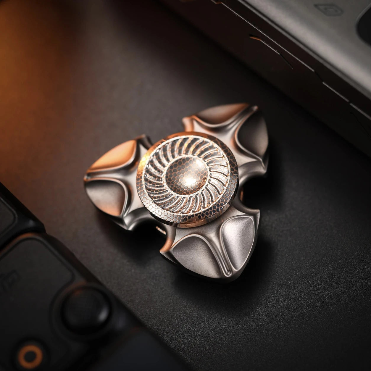 Sumeru Premium Metal Fidget Spinner – Copper & Zirconium EDC – Tungsten Alloy variant