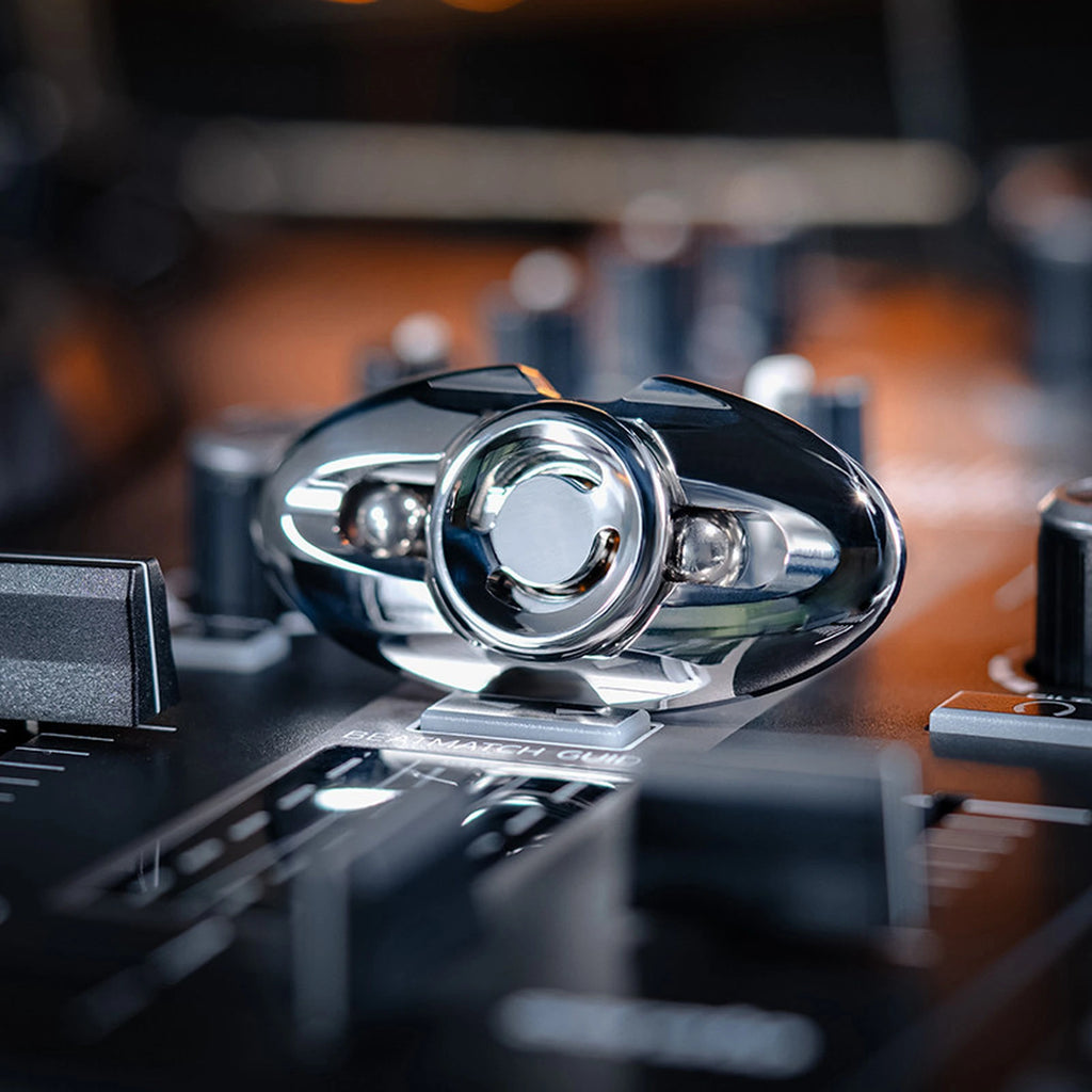 Polished Stainless Steel Two-Lobe Fidget Spinner variant