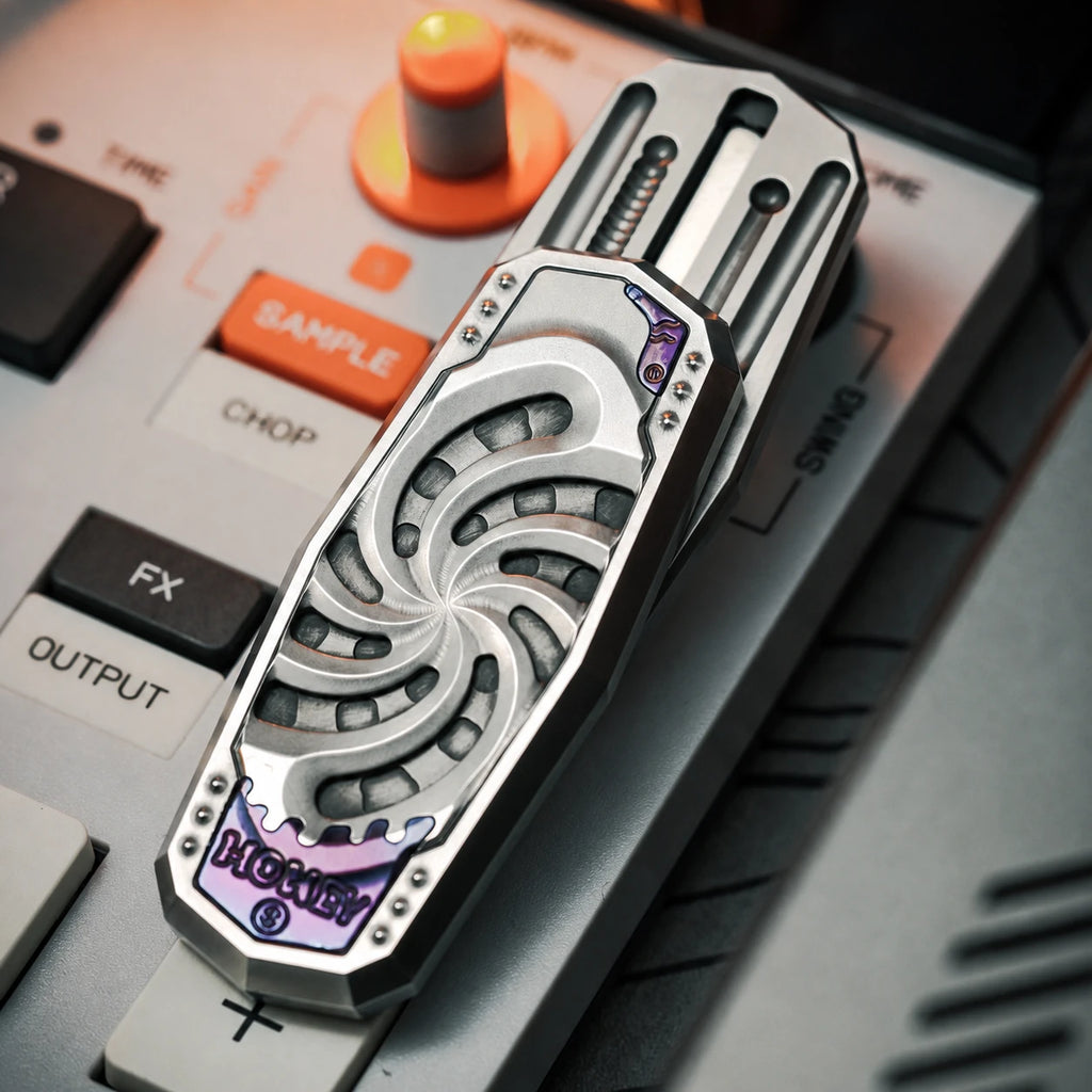Holy Stele Metal Fidget Slider – Dual-Track EDC Desk Toy – main product image 3