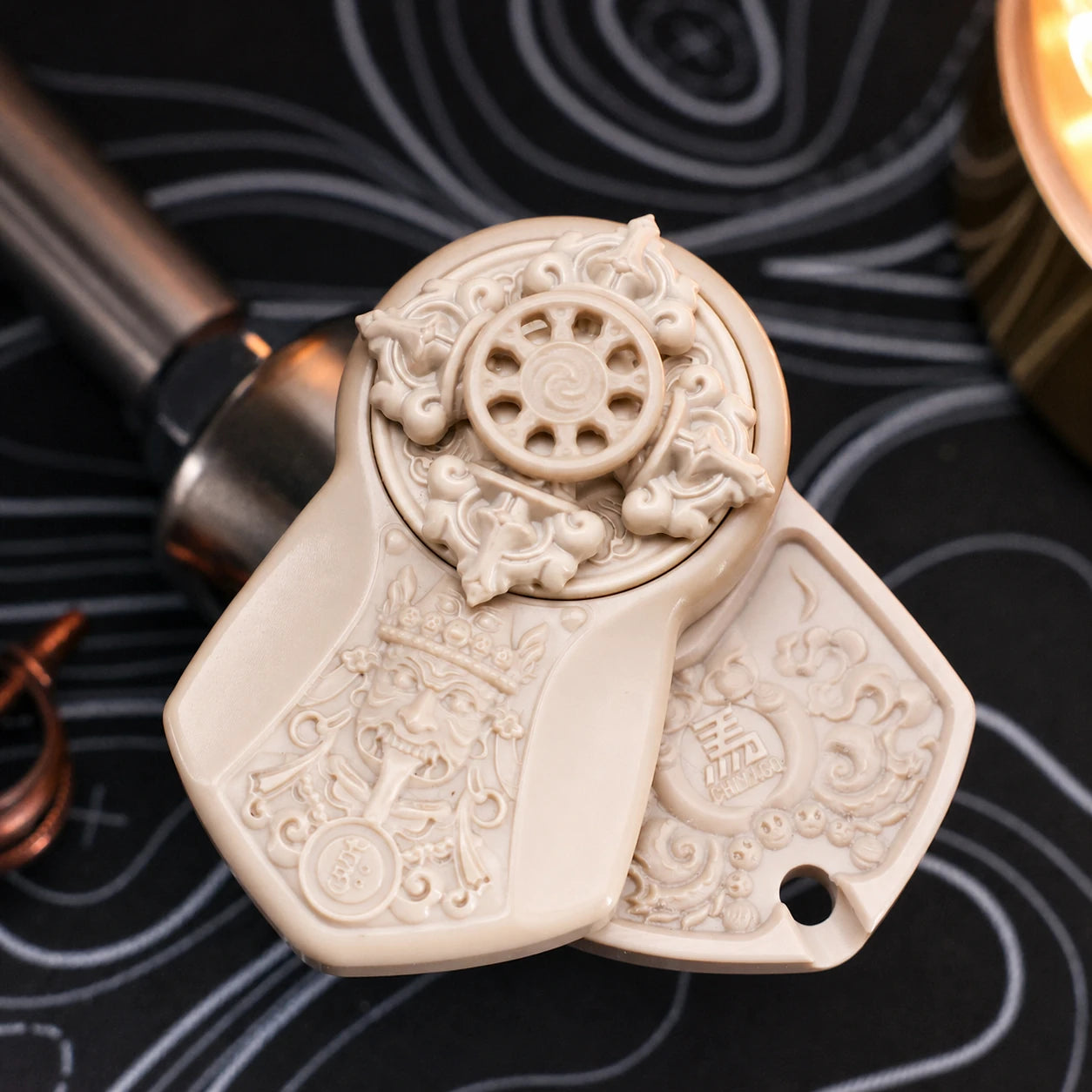 Zaki Lhamo PEI Fidget Slider – Rotating Modular EDC Toy – main product image 4