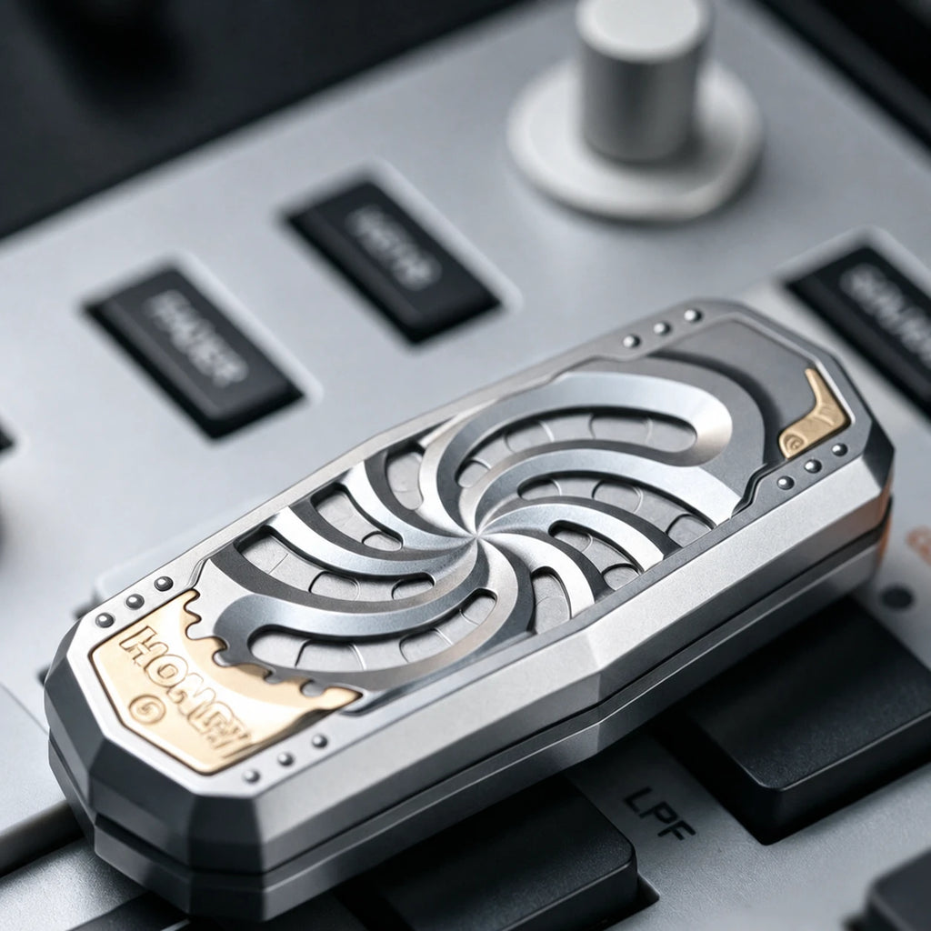 Holy Stele Metal Fidget Slider – Dual-Track EDC Desk Toy – main product image 4