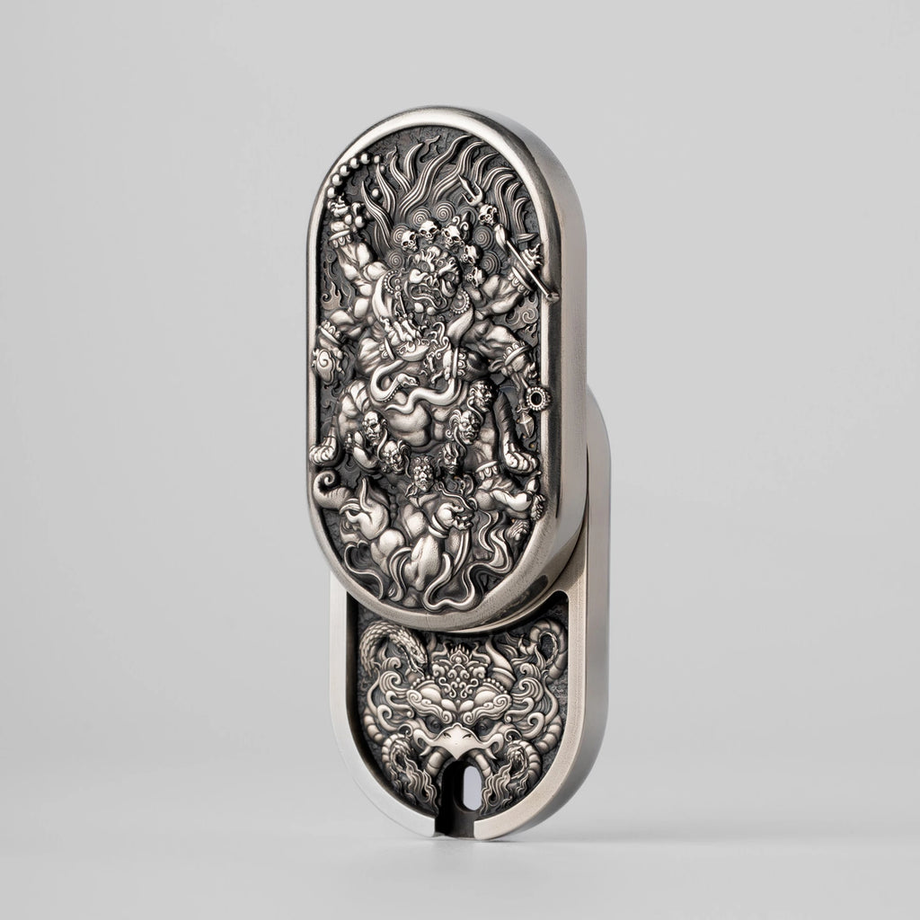 Dual-Track Fidget Slider sculpted detail view 3