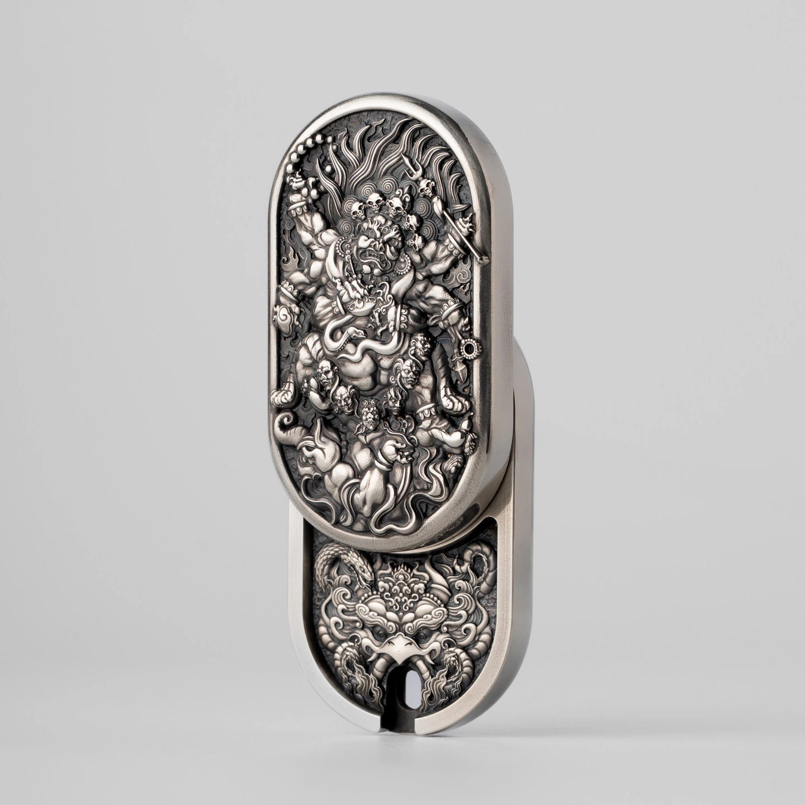 Dual-Track Fidget Slider sculpted detail view 3