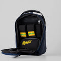 Open EDC organizer bag set with internal hook-and-loop pouches