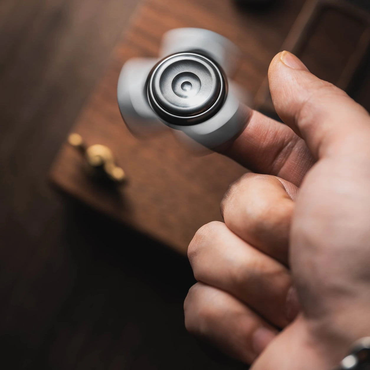 Metal Fidget Spinner for Adults – Blacktopworks Vortex EDC – main product image 5