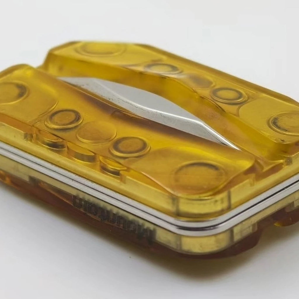 Amber PEI Fidget Slider – Infinite-Track EDC Toy for Adults – main product image 5