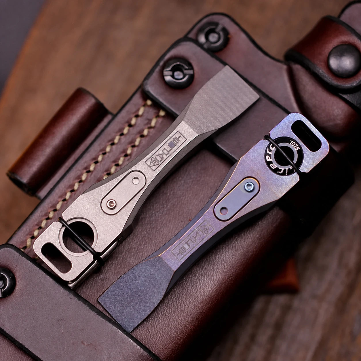 Fox Tail Titanium Pry Bar & Bottle Opener – Pocket EDC Tool – main product image 5