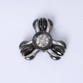 Black Zirconium Prayer Wheel three-lobe fidget spinner variant
