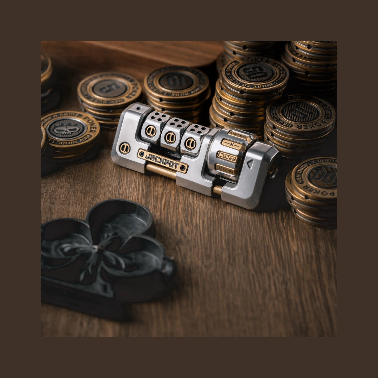 Pocket Metal Fidget Keychain main image