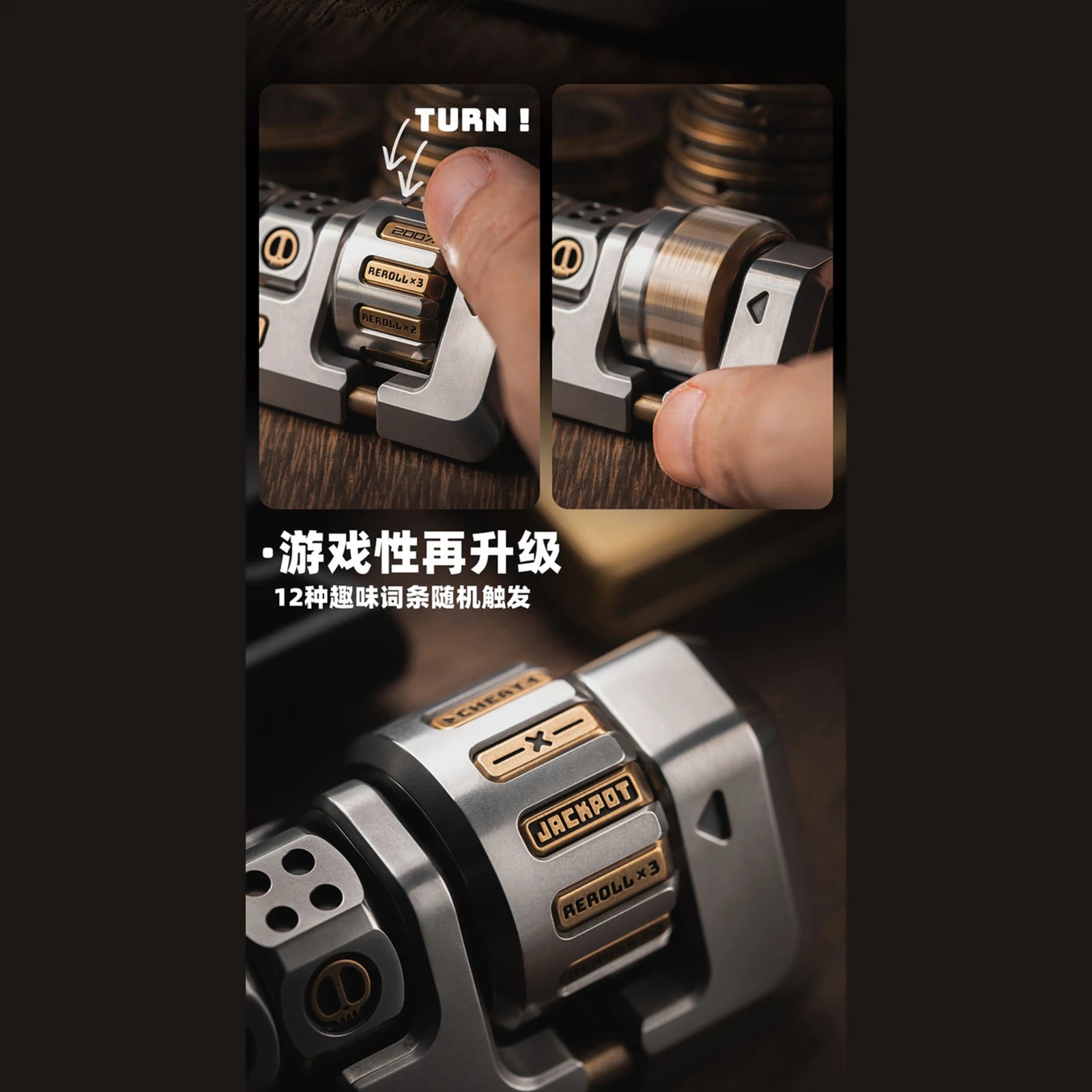 Mechanical Puzzle Cube Fidget detail image